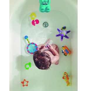 NUBY jouet de bain (filet pour le bain avec 4 jouets)+18mois