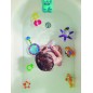 NUBY jouet de bain (filet pour le bain avec 4 jouets)+18mois