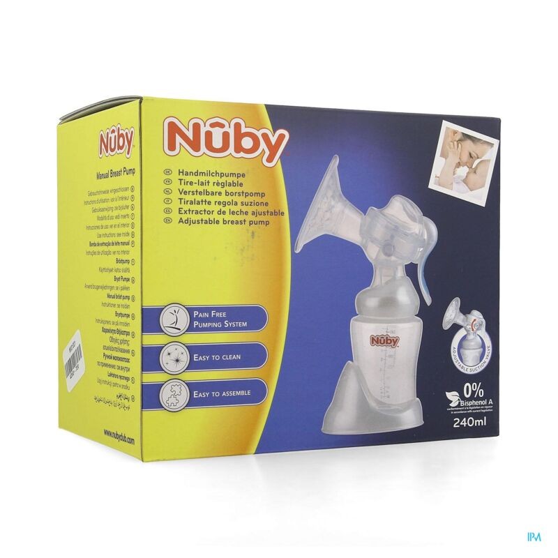 NUBY Tire-lait manuel - 240ml