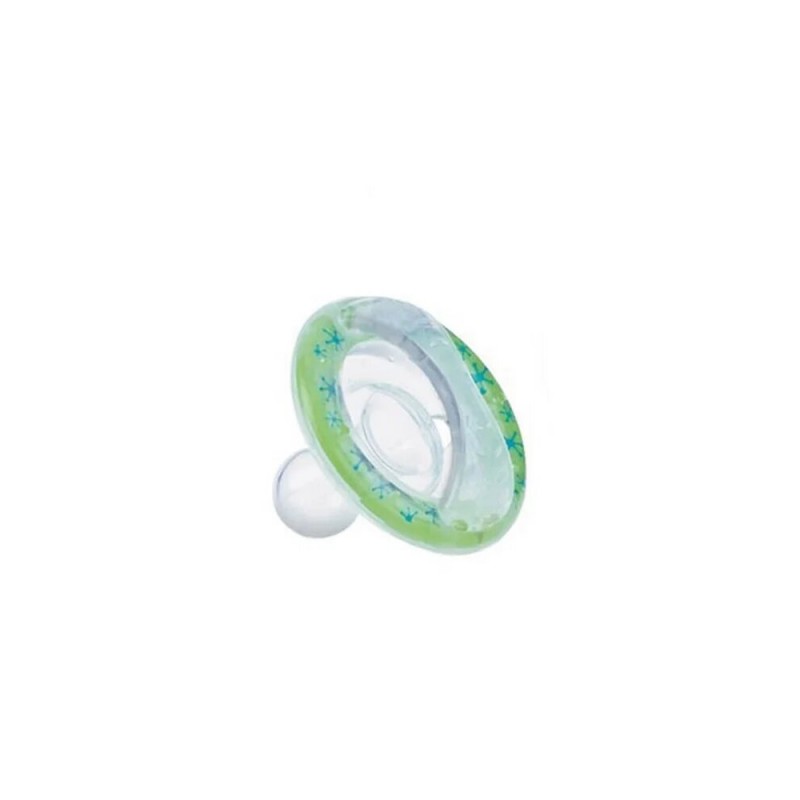 NUBY Sucette natural flex en silicone - Vert