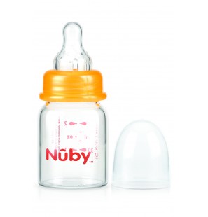 NUBY biberon en verre 60 ml + 0 mois