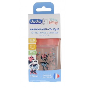 DODIE biberon initiation+ Disney Minnie Rose 0-6M | 150 ml