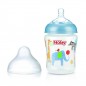 NUBY biberon en polycarbonate imprimé avec  tétine SoftFlex 180ml + 0 mois