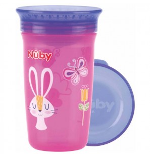 NUBY Gobelet 360 degrés 300ml 6+ mois