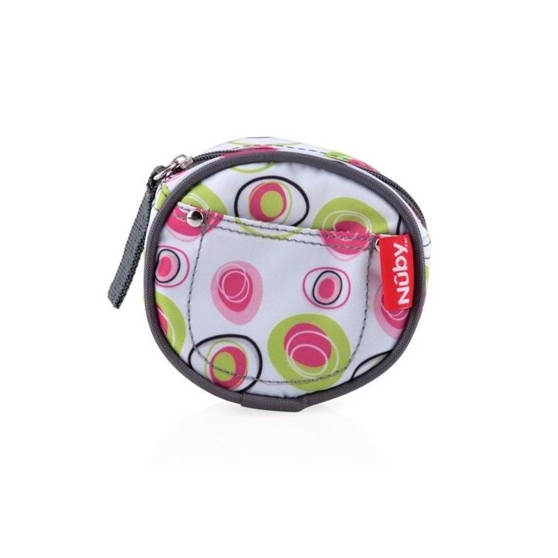 NUBY pochette rangement sucette en tissu + 0 mois