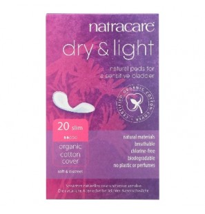 NATRACARE Serviettes Dry & Light X20