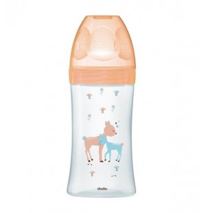 DODIE biberon Sensation+ Beige Biche Verre 0-6M | 270 ml