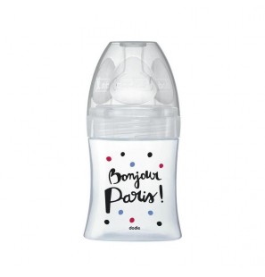 DODIE biberon Sensation+ Paris Verre 0-6M | 150 ml