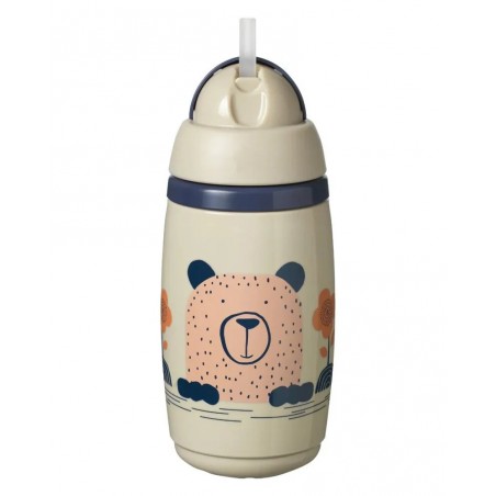 TOMMEE TIPPEE Tasse Isotherme à Paille SuperStar 266ml - Gris