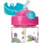 NUBY GOBELET PAILLE SOUPLE ET BOUTON PUSH EN TRITAN 540ML +3ANS