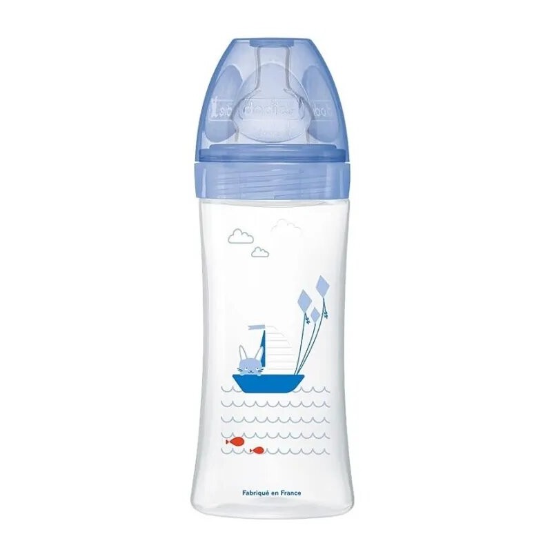 DODIE Sensation+ Biberon anti-colique 6+ mois mer débit 3 - 330ml