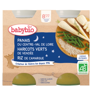 BABYBIO PANAIS HARICOTS VERTS & RIZ DE CAMARGUE