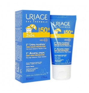 URIAGE BEBE 1ERE CREME MINERALE +SPF50 50ML