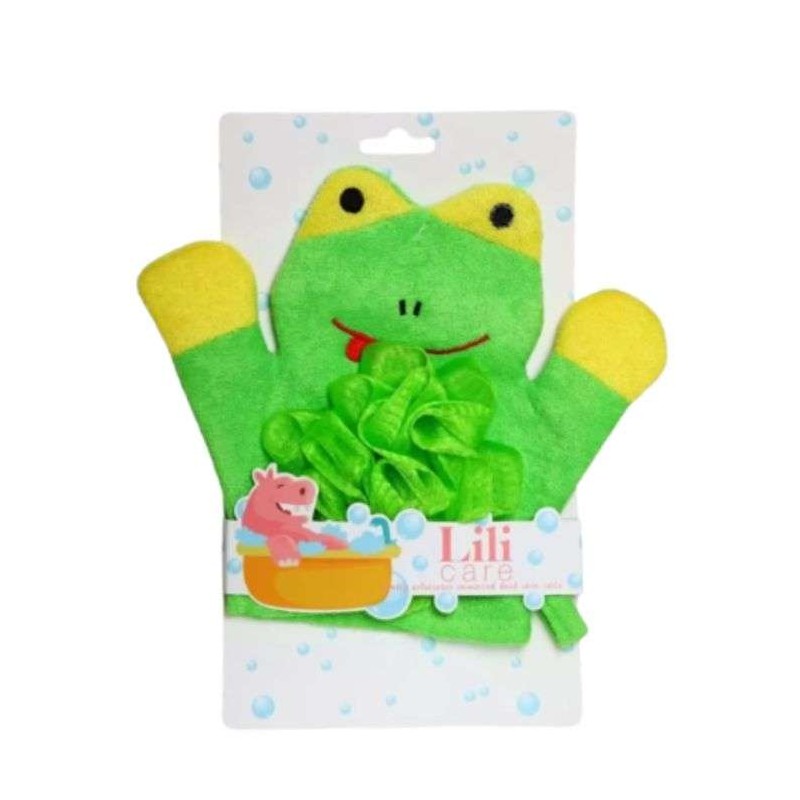 LILI CARE GANTS DE SAVONNAGE ENFANT GRENOUILLE