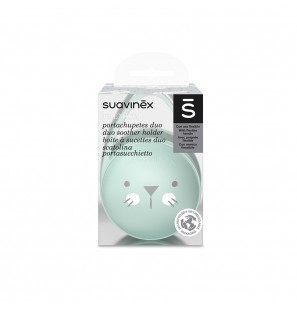 Suavinex Boîte à sucettes duo hygge vert