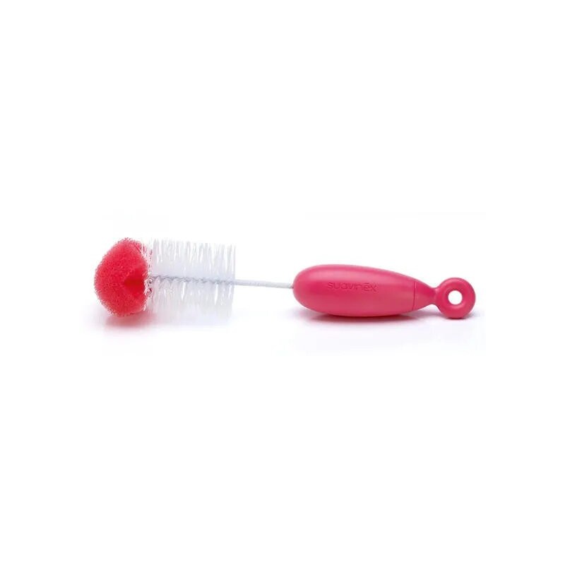 Suavinex Duo brosse de nettoyage 1 pièce ROSE