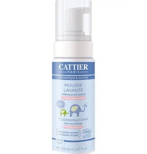 CATTIER BEBE MOUSSE LAVANTE CHEVEUX ET CORPS 150ML