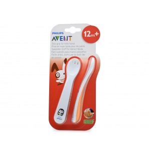 AVENT TODDLER CUILLERE ET FOURCHETTE +12MOIS