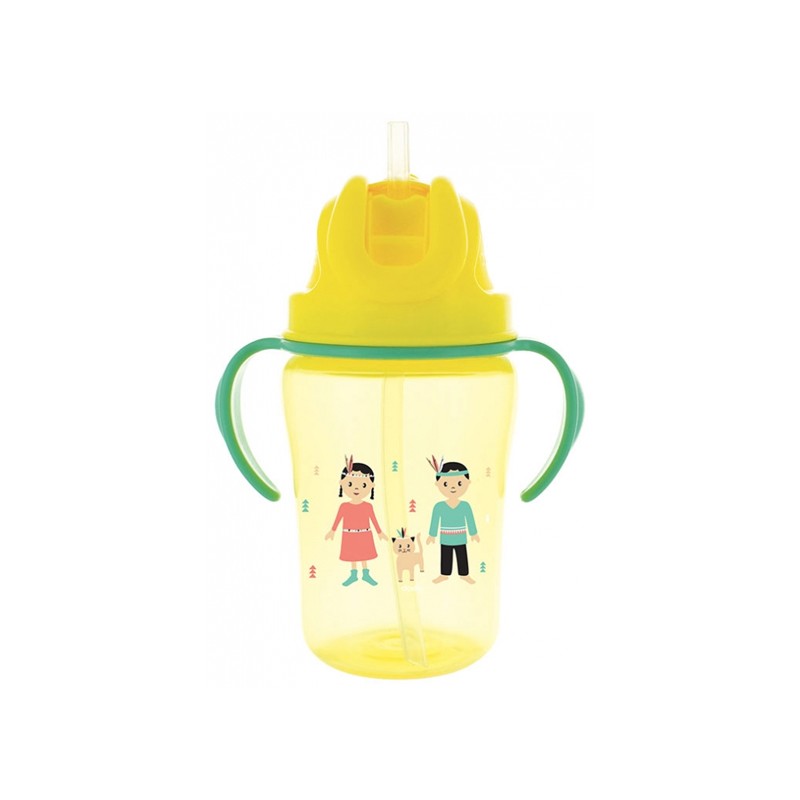 DODIE TASSE PAILLE +18MOIS JAUNE 350ML