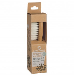 BEBE CONFORT BROSSE EN POILS NATURELS DE CHEVRE SOUPLE ET DOUX +0MOIS