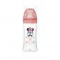 DODIE BIBERON INITIATION+ MINNIE ROSE +6MOIS TETINE RONDE 3 VITESSE D3 330ML