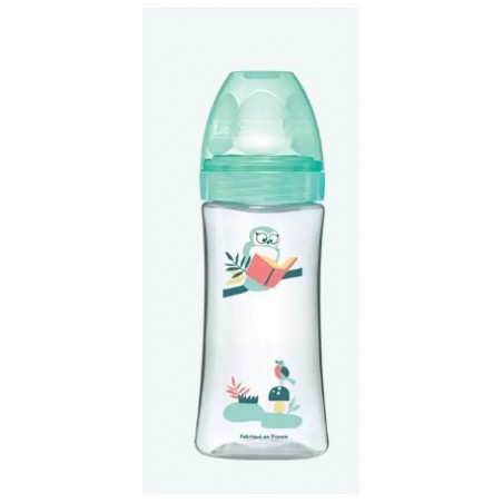 DODIE BIBERON INITIATION+ DECORS VERT VALENTIN 330ML