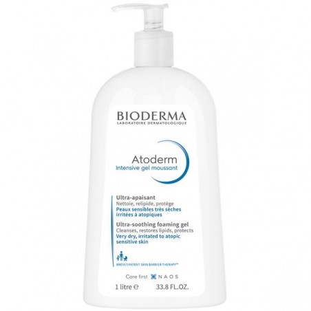 BIODERMA ATODERM INTENSIVE GEL MOUSSANT NETTOYANT SURGRAS 1L