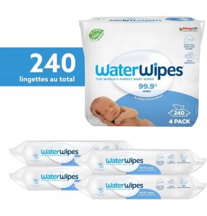 WATERWIPES LINGETTES BEBE B240
