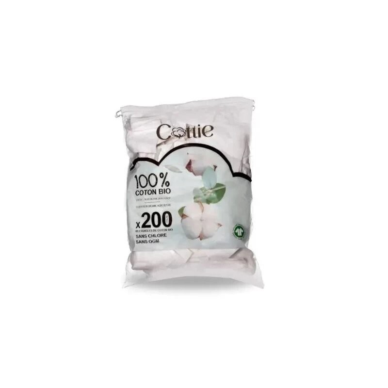 BAMBO NATURE COTTIE PADS 100% COTON BIO B200 PIECES