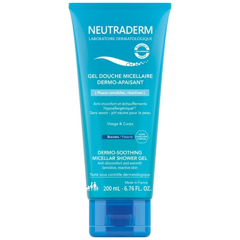 NEUTRADERM GEL DOUCHE MICELLAIRE DERMO-APAISANT 200ML