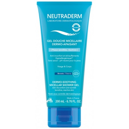 NEUTRADERM GEL DOUCHE MICELLAIRE DERMO-APAISANT 200ML