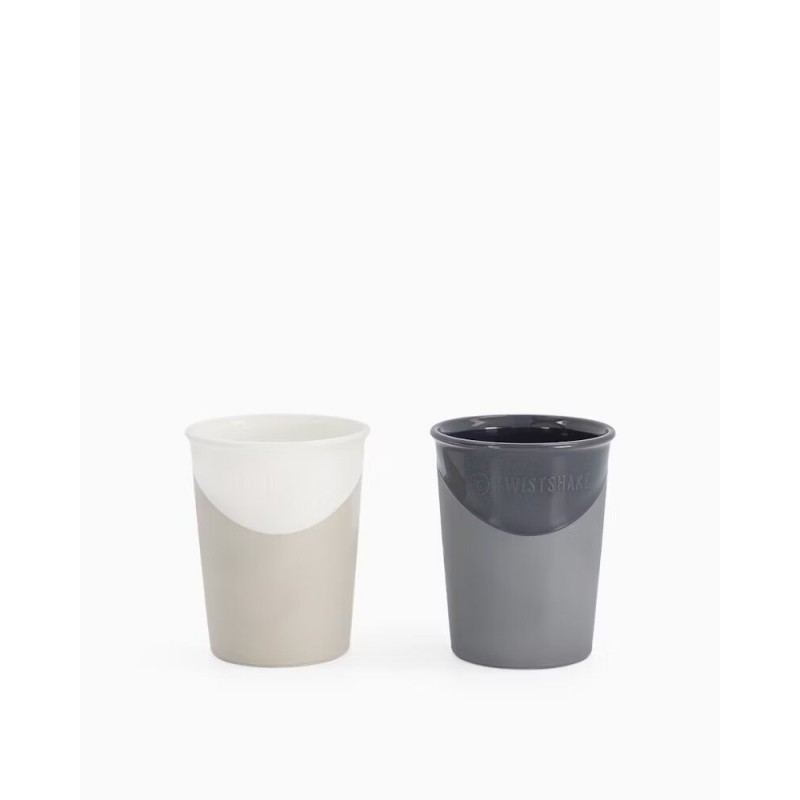 TWISTSHAKE LOT DE 2 TASSES NOIR