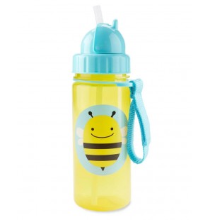 SKIP HOP Gourde à Paille Zoo 390ml - Abeille