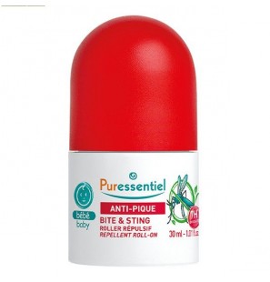 PURESSENTIEL ANTI-PIQUE ROLLER REPULSIF VISAGE ET CORPS BEBE 30ML