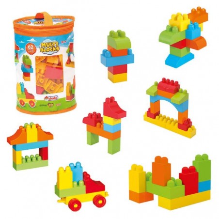 DEDE Blocs Multi 62 Pièces