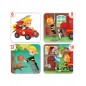 Eurekakids Puzzle Evolutif 4en1 Pompiers 3Ans+