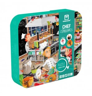 EUREKAKIDS Puzzle d'observation Chef Deluxe – 150 pièces