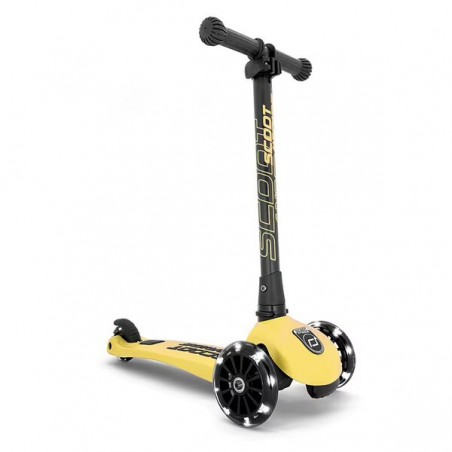 HIGHWAYKICK Trottinette 3 roues LED citron