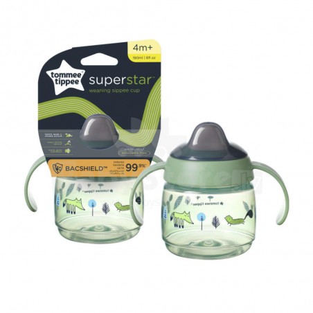 TOMME TIPPEE TASSE 1ER AGE 190ML 4M+ DECO VERT