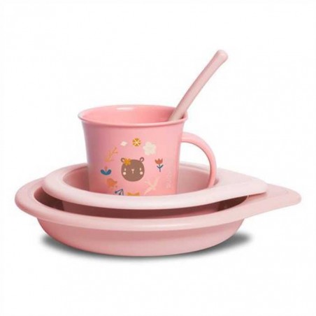 SUAVINEX Coffret repas rose