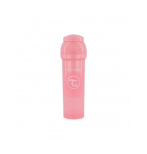 TWISTSHAKE Biberon anti-coliques 330ml 4m+ ROSE