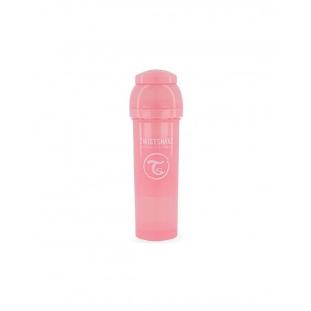 TWISTSHAKE Biberon anti-coliques 330ml 4m+ ROSE