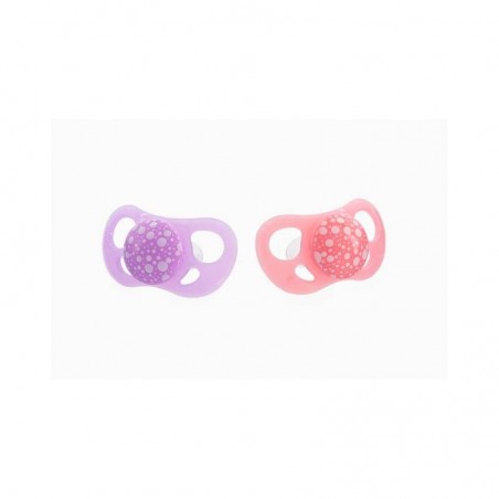 TWISTSHAKE Lot De 2 Sucettes Violet/Rose 6M+