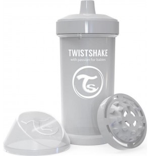 TWISTSHAKE Tasse à bec - Gris - 360ml