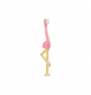 Dr browns Brosse à dents flamant rose 1-4ans