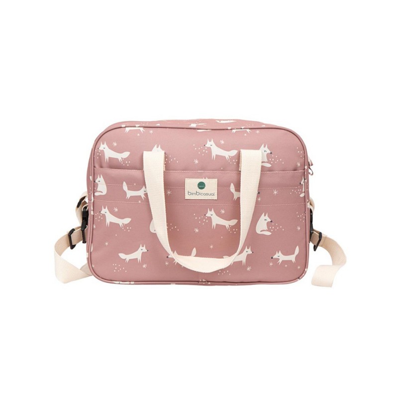 BIMBIDREAMS Sac de maternité renard rose