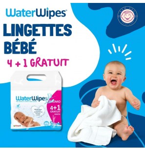 WATERWIPES Offre Lingettes Biodégradables Bébé | 240 u + 60u