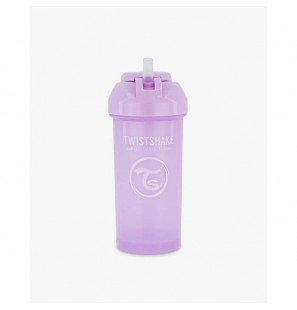 TWISTSHAKE Tasse à Paille  Anti-fuites 360ml 6m+ Violet