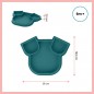 BABYMOOV Assiette Compartimentée ISY Plate Chien en silicone