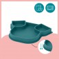 BABYMOOV Assiette Compartimentée ISY Plate Chien en silicone